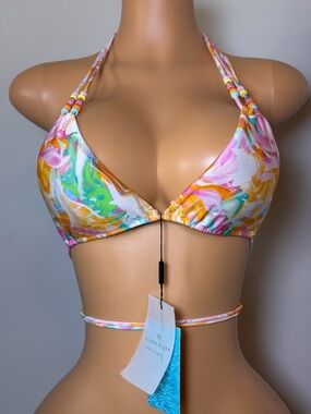 Hello Molly Multicolor Siesta Key Swim Top